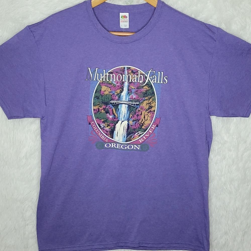 Vintage 1998 Multnomah Falls Oregon T Shirt Size Large